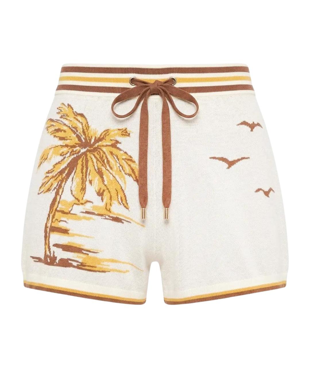 ZIMMERMANN Бежевые шорты, фото 1