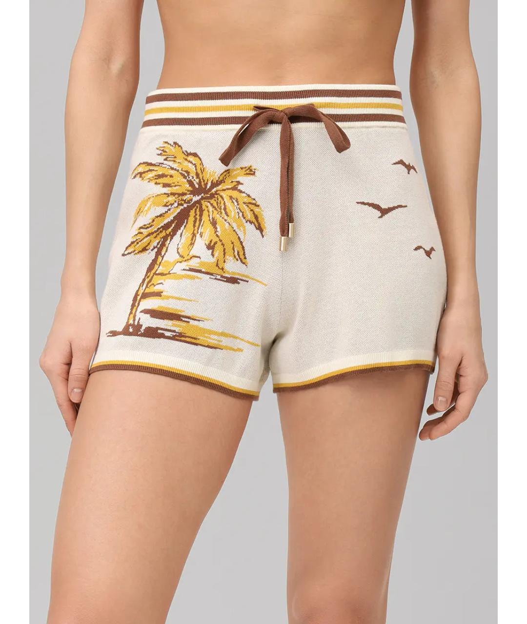 ZIMMERMANN Бежевые шорты, фото 4