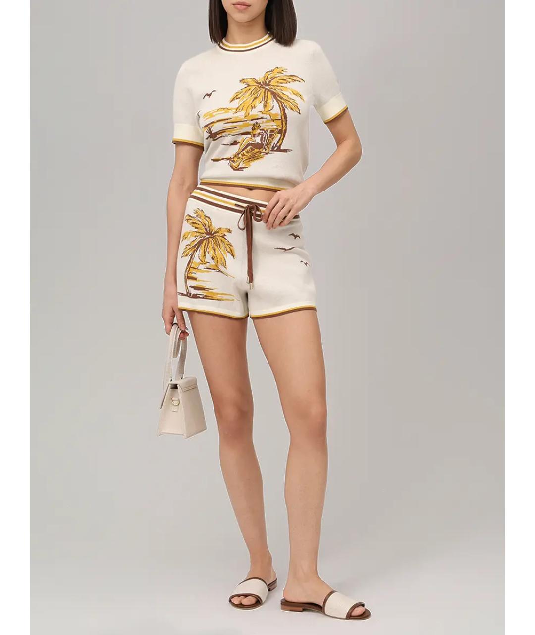 ZIMMERMANN Бежевые шорты, фото 2