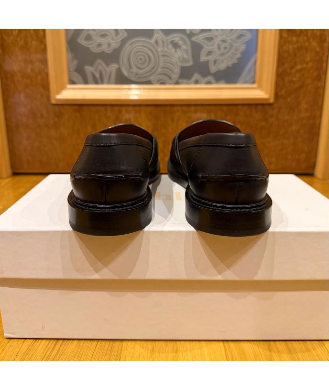 CHLOE Черные кожаные лоферы, фото 3