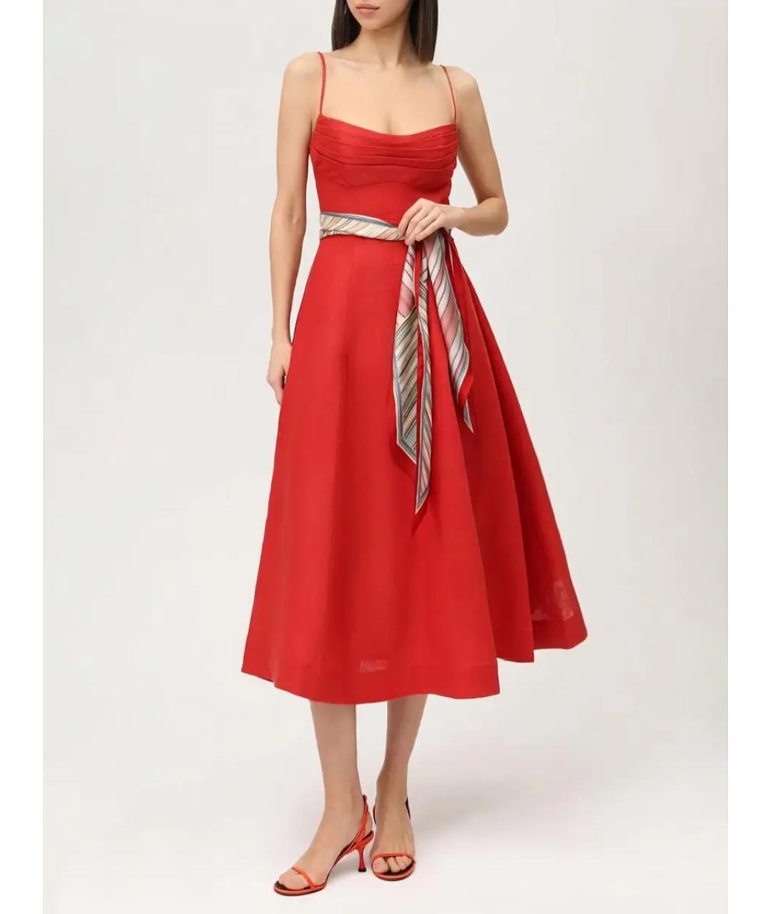 ZIMMERMANN Красный сарафан, фото 2