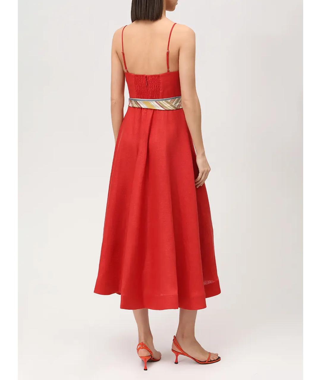 ZIMMERMANN Красный сарафан, фото 3
