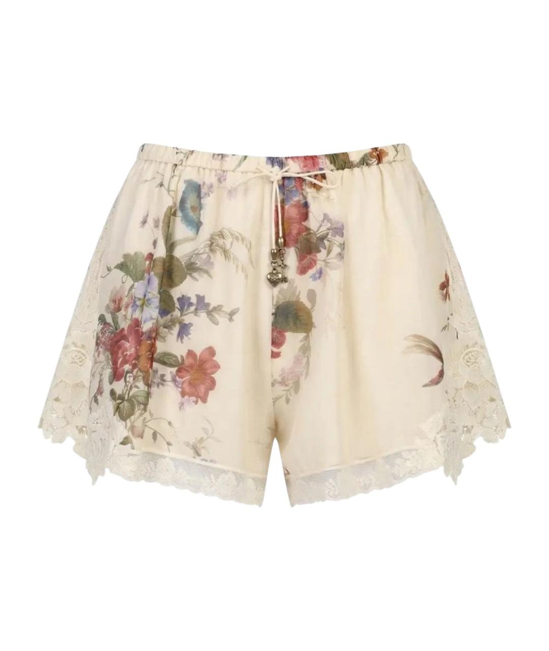 ZIMMERMANN Бежевые шорты, фото 1