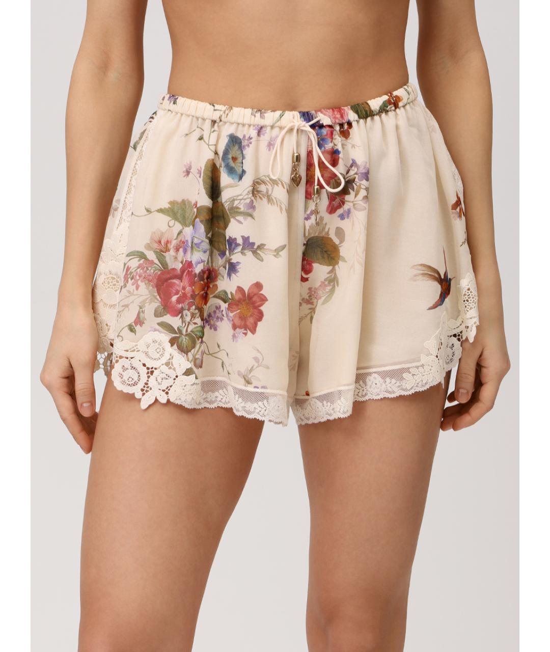 ZIMMERMANN Бежевые шорты, фото 4