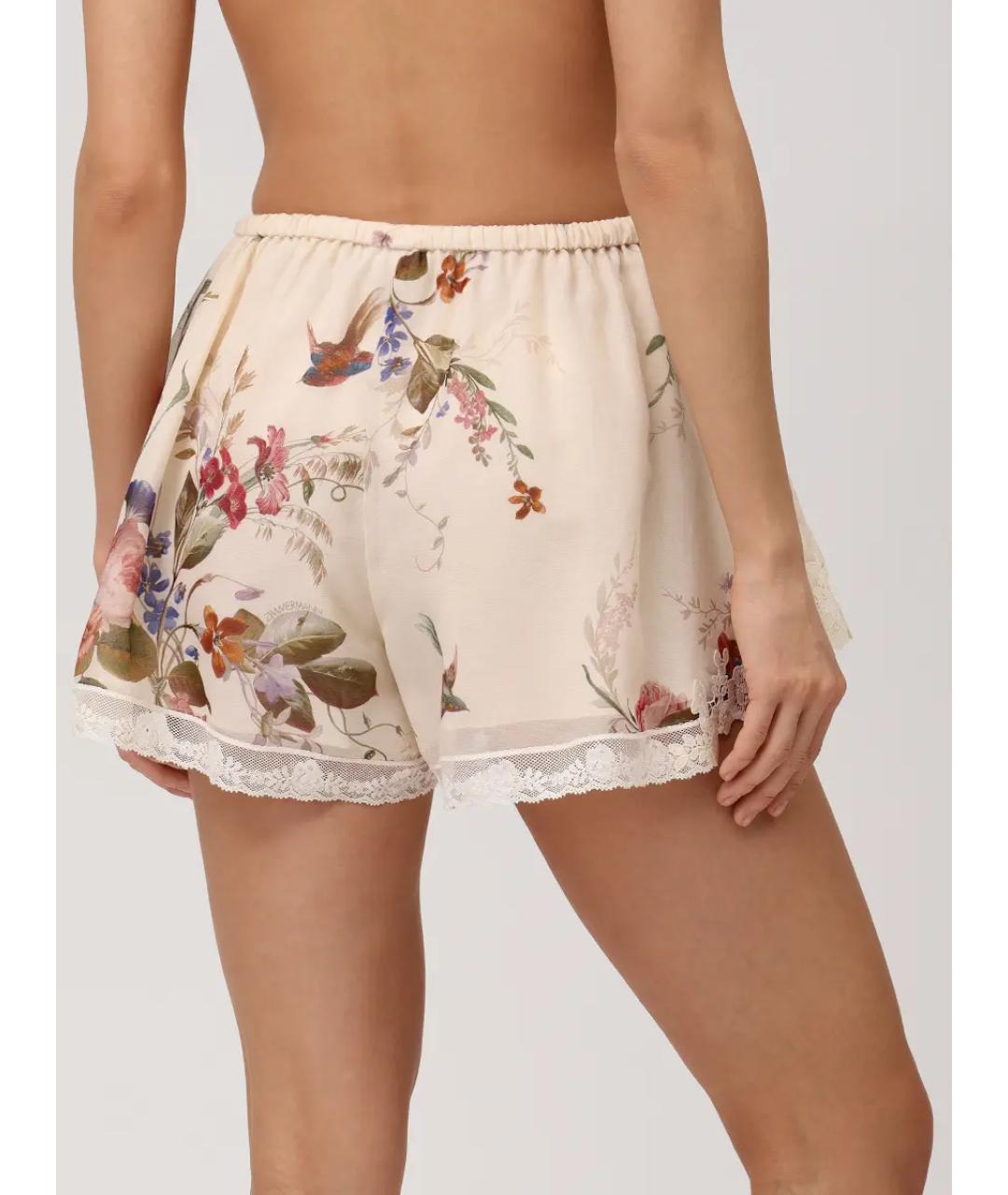 ZIMMERMANN Бежевые шорты, фото 3