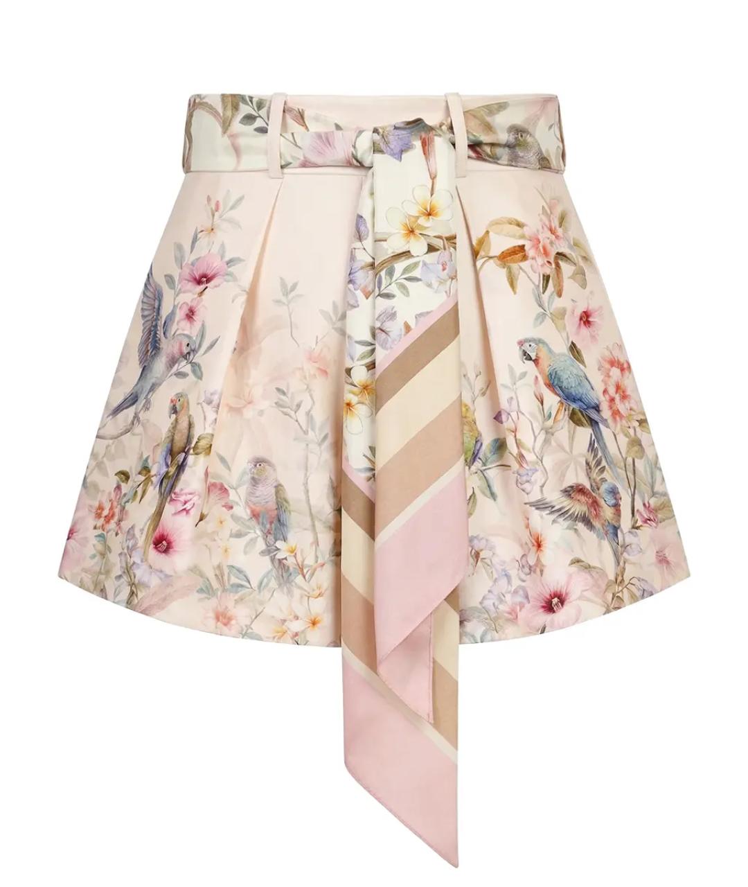 ZIMMERMANN Бежевые шорты, фото 1