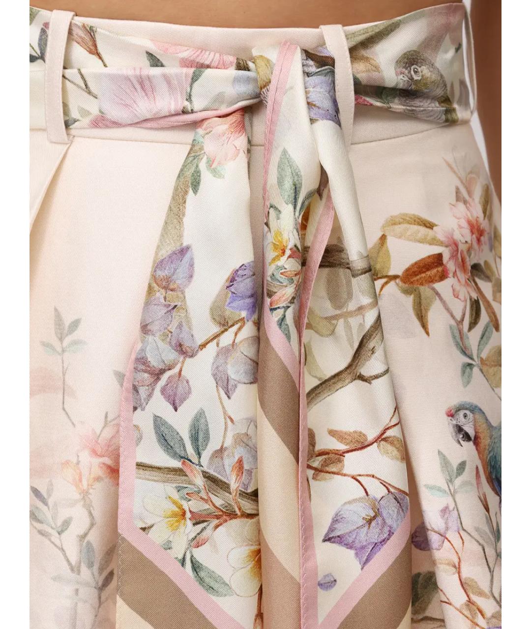 ZIMMERMANN Бежевые шорты, фото 5