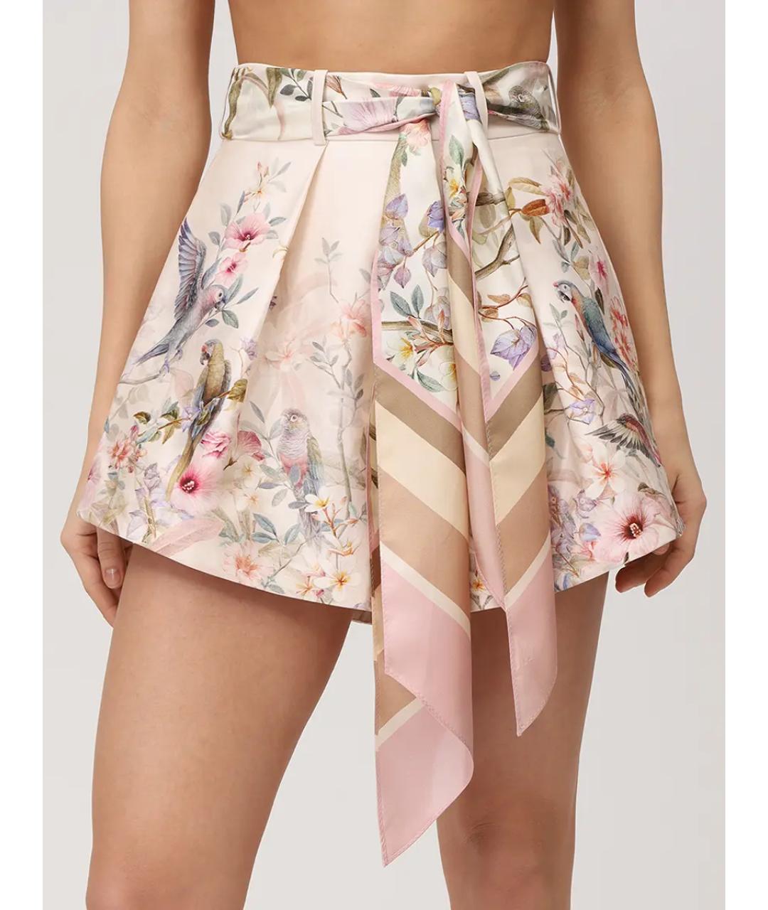 ZIMMERMANN Бежевые шорты, фото 4