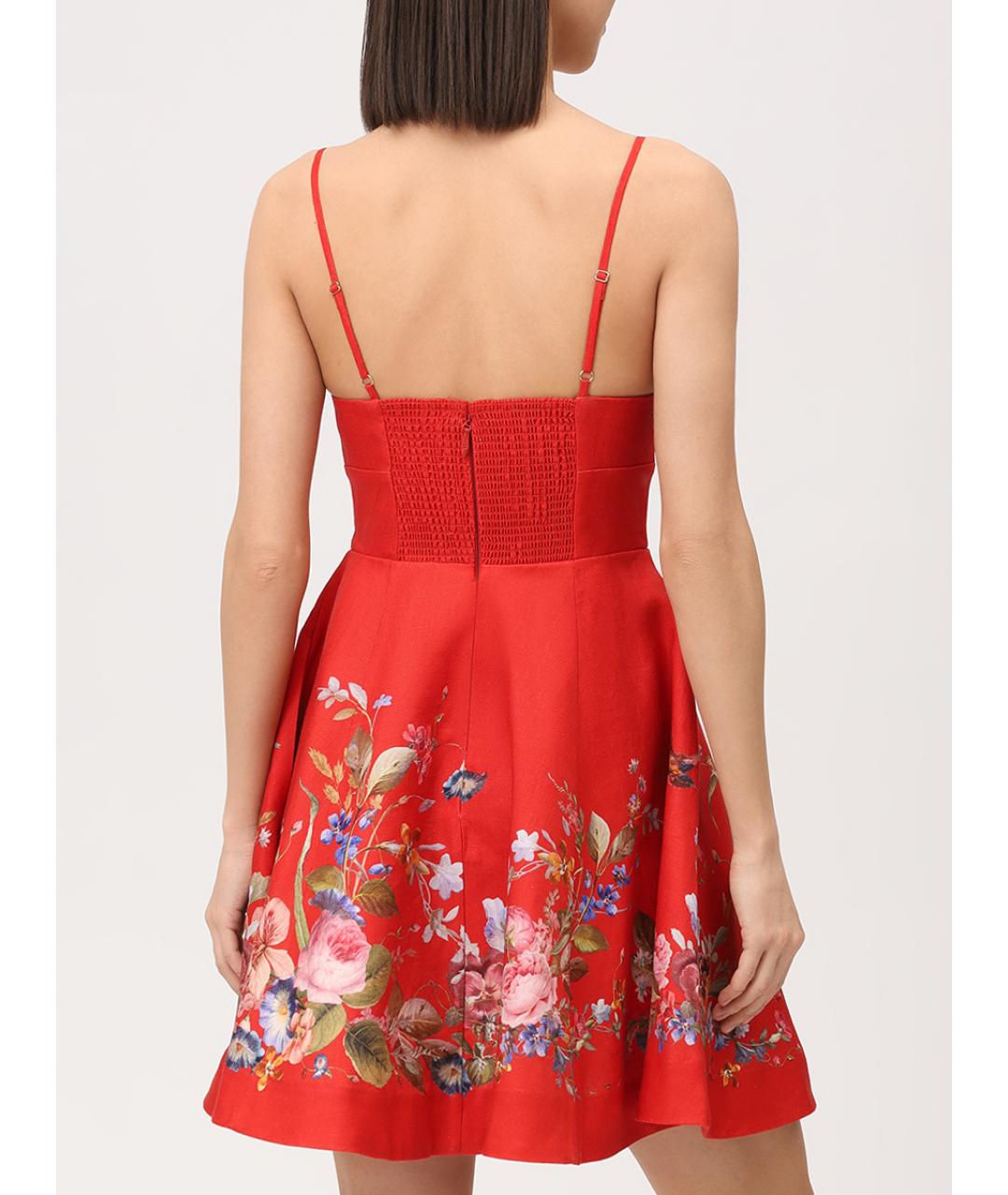 ZIMMERMANN Красный сарафан, фото 3