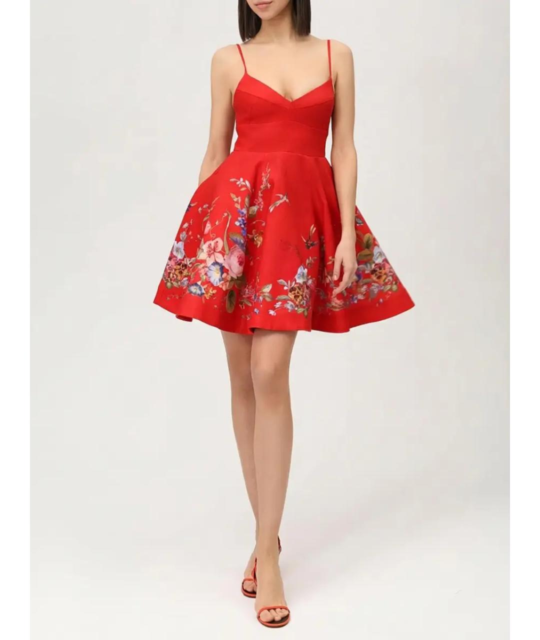 ZIMMERMANN Красный сарафан, фото 2