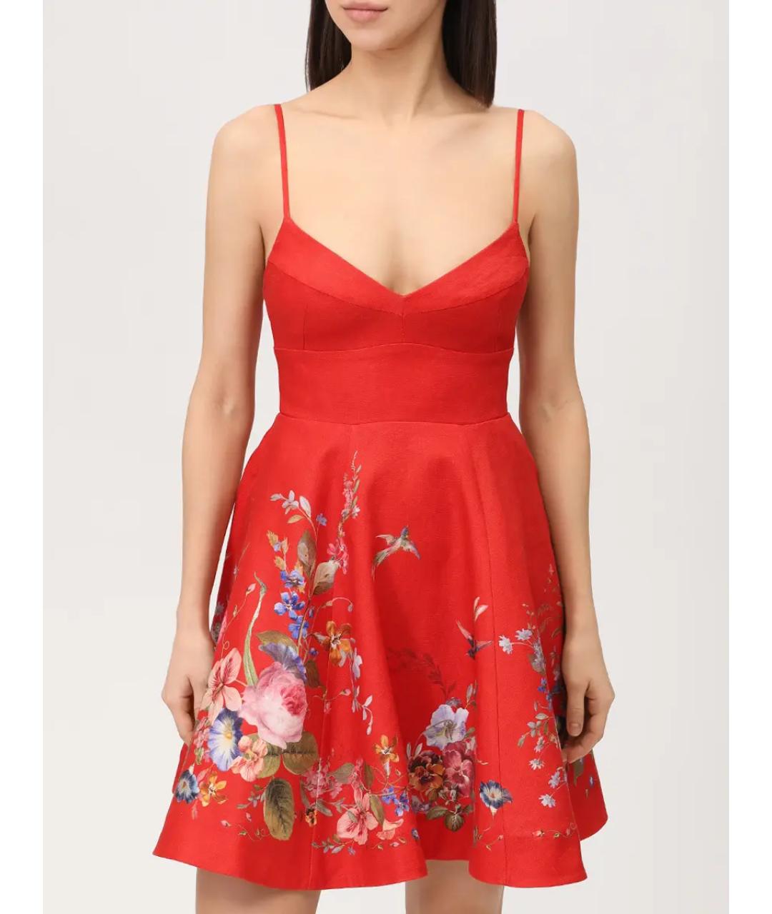 ZIMMERMANN Красный сарафан, фото 4