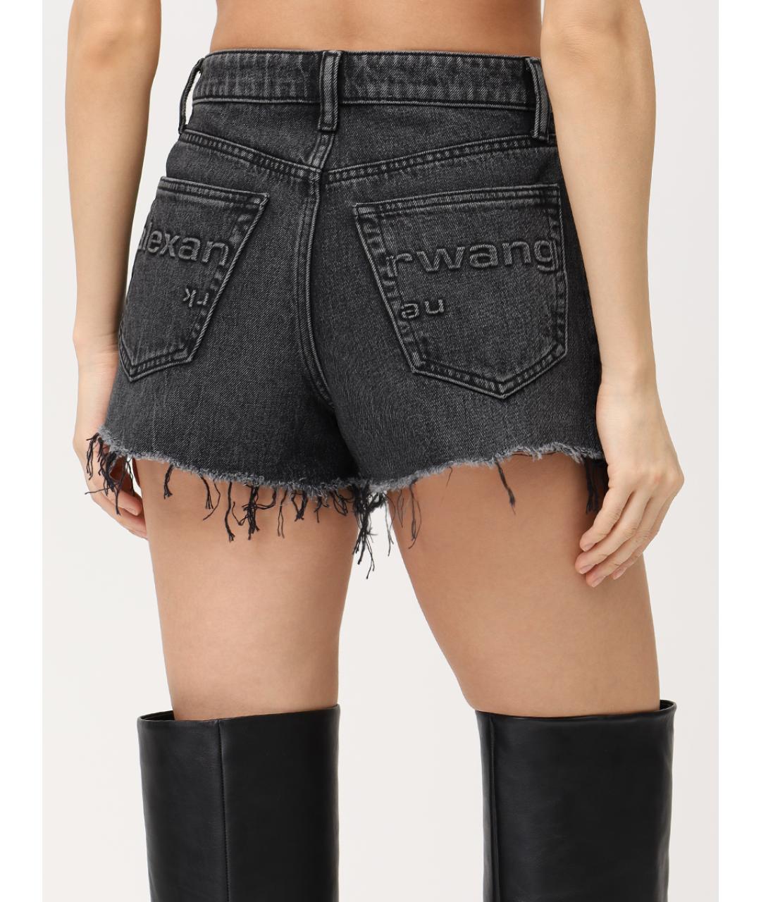 ALEXANDER WANG Антрацитовые шорты, фото 3