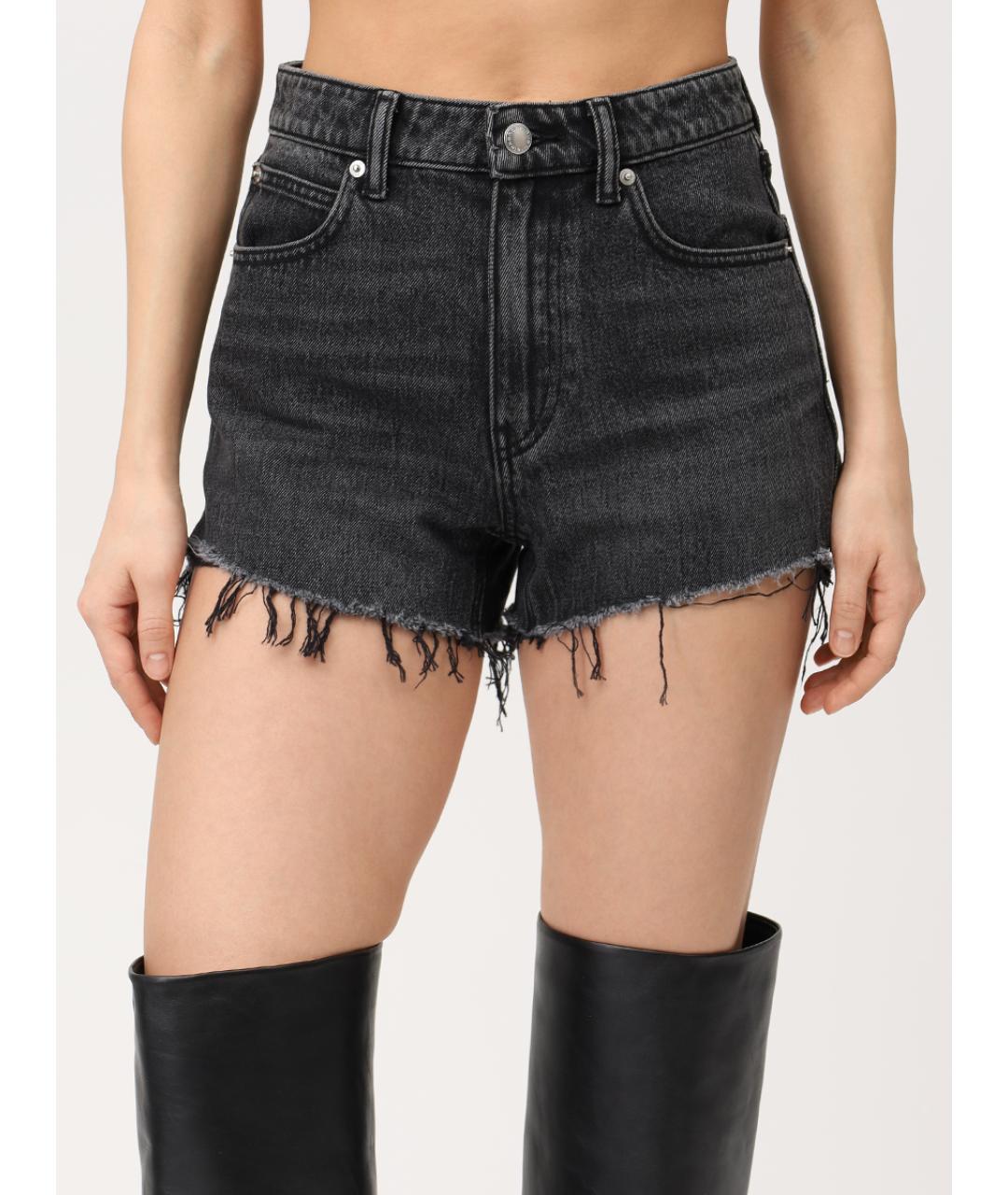 ALEXANDER WANG Антрацитовые шорты, фото 4