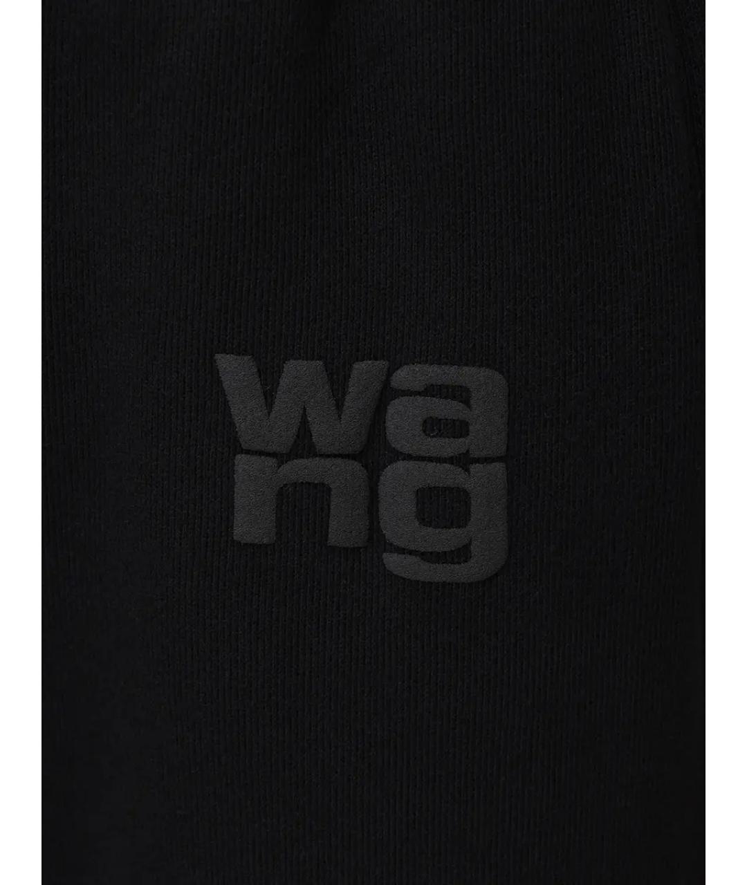 ALEXANDER WANG Черные хлопковые спортивные брюки и шорты, фото 6