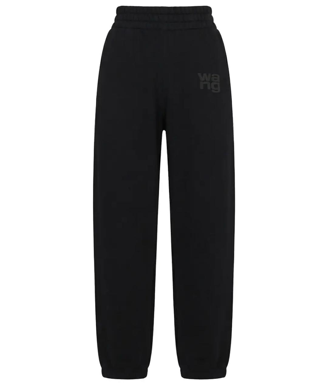 ALEXANDER WANG Черные хлопковые спортивные брюки и шорты, фото 1