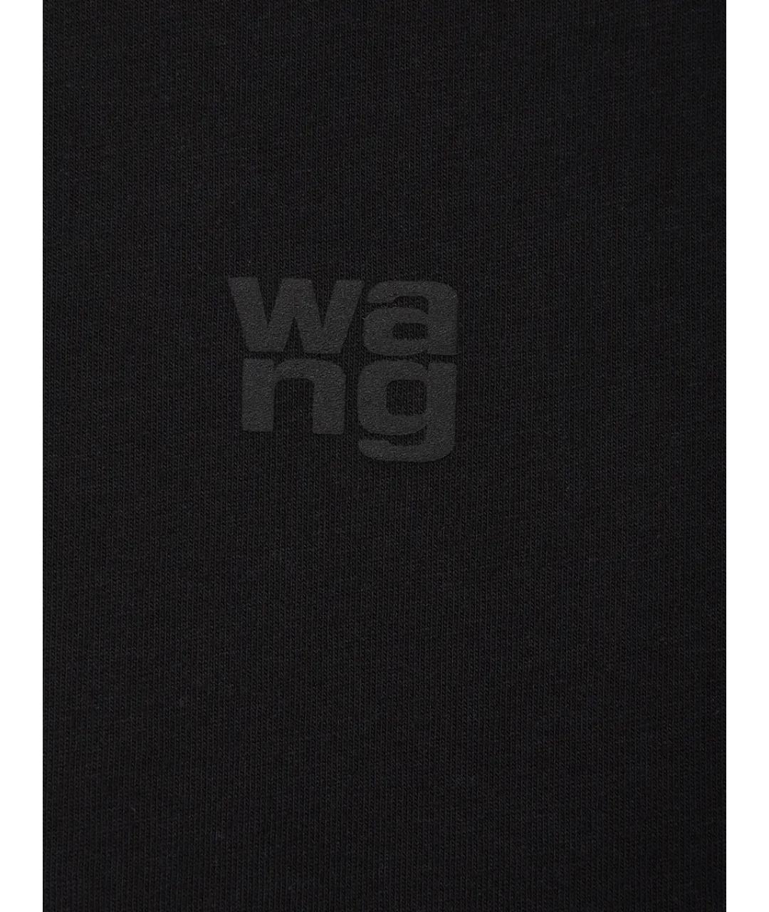 ALEXANDER WANG Черная хлопковая футболка, фото 6