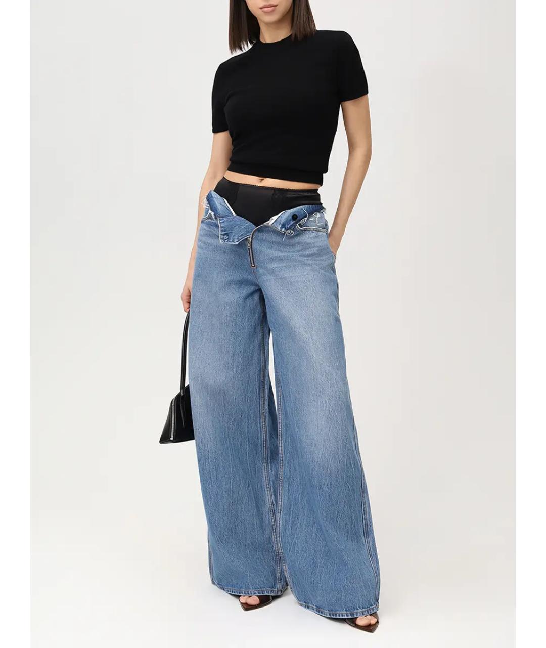 ALEXANDER WANG Черная шерстяная футболка, фото 2