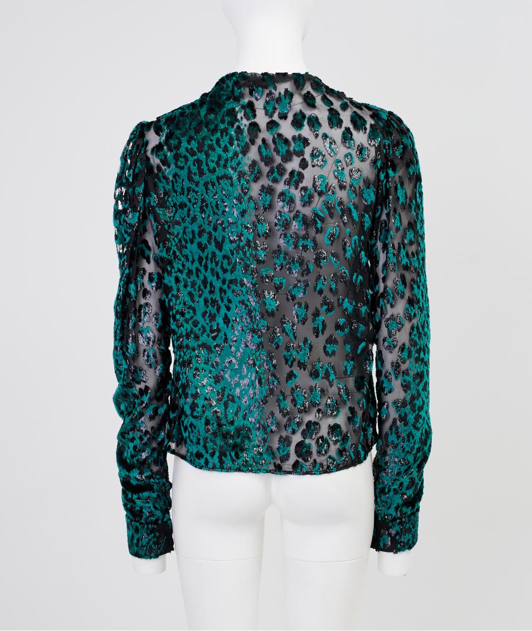 SAINT LAURENT Черная шелковая блузы, фото 2