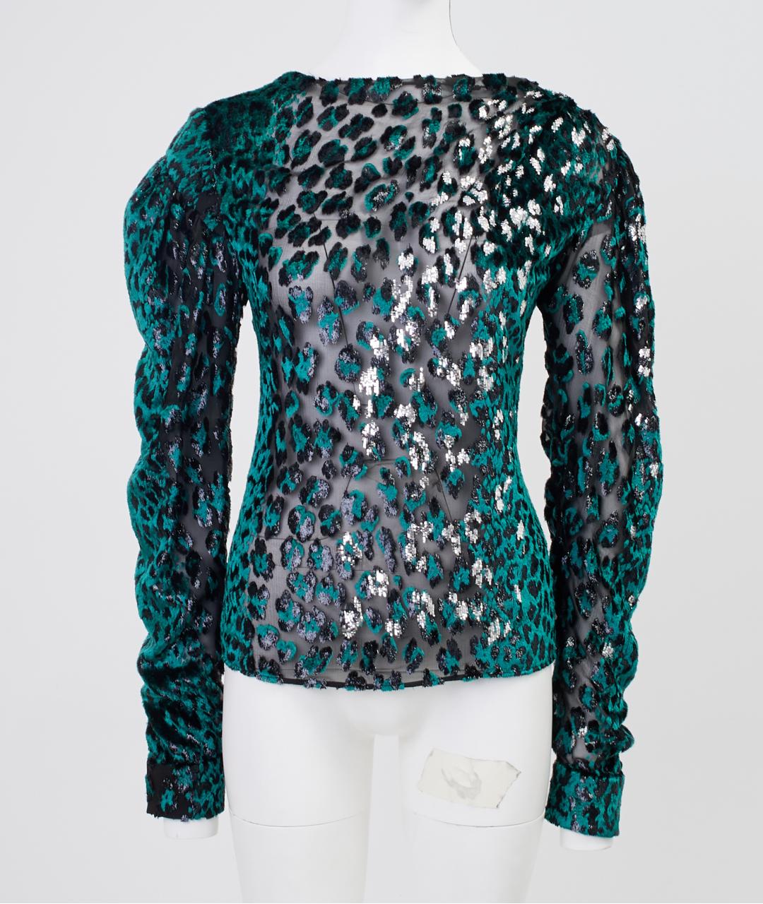 SAINT LAURENT Черная шелковая блузы, фото 6