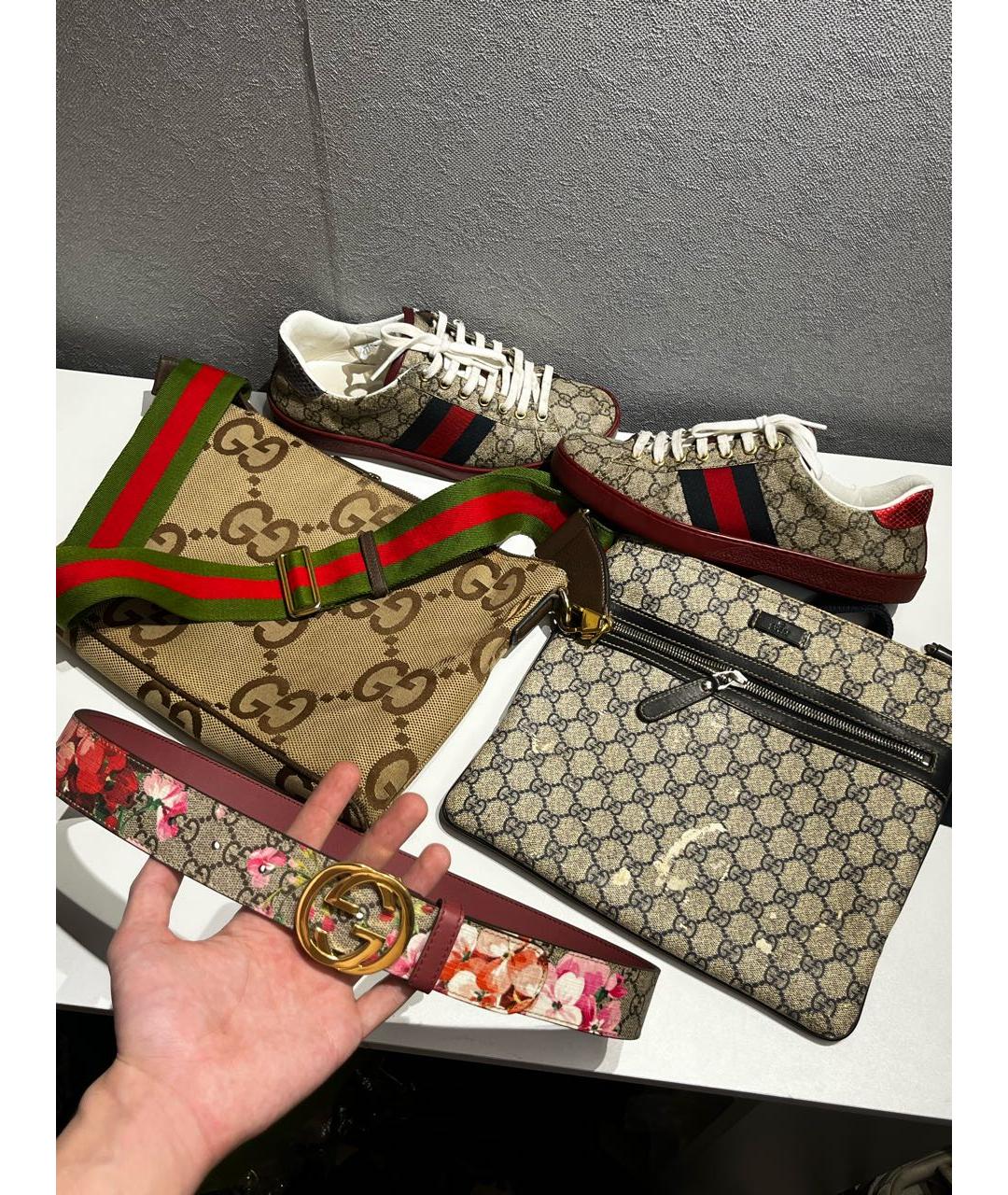 GUCCI Мульти кожаный ремень, фото 6