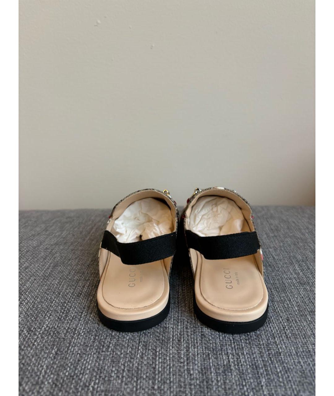 GUCCI KIDS Коричневые лоферы и мокасины, фото 4