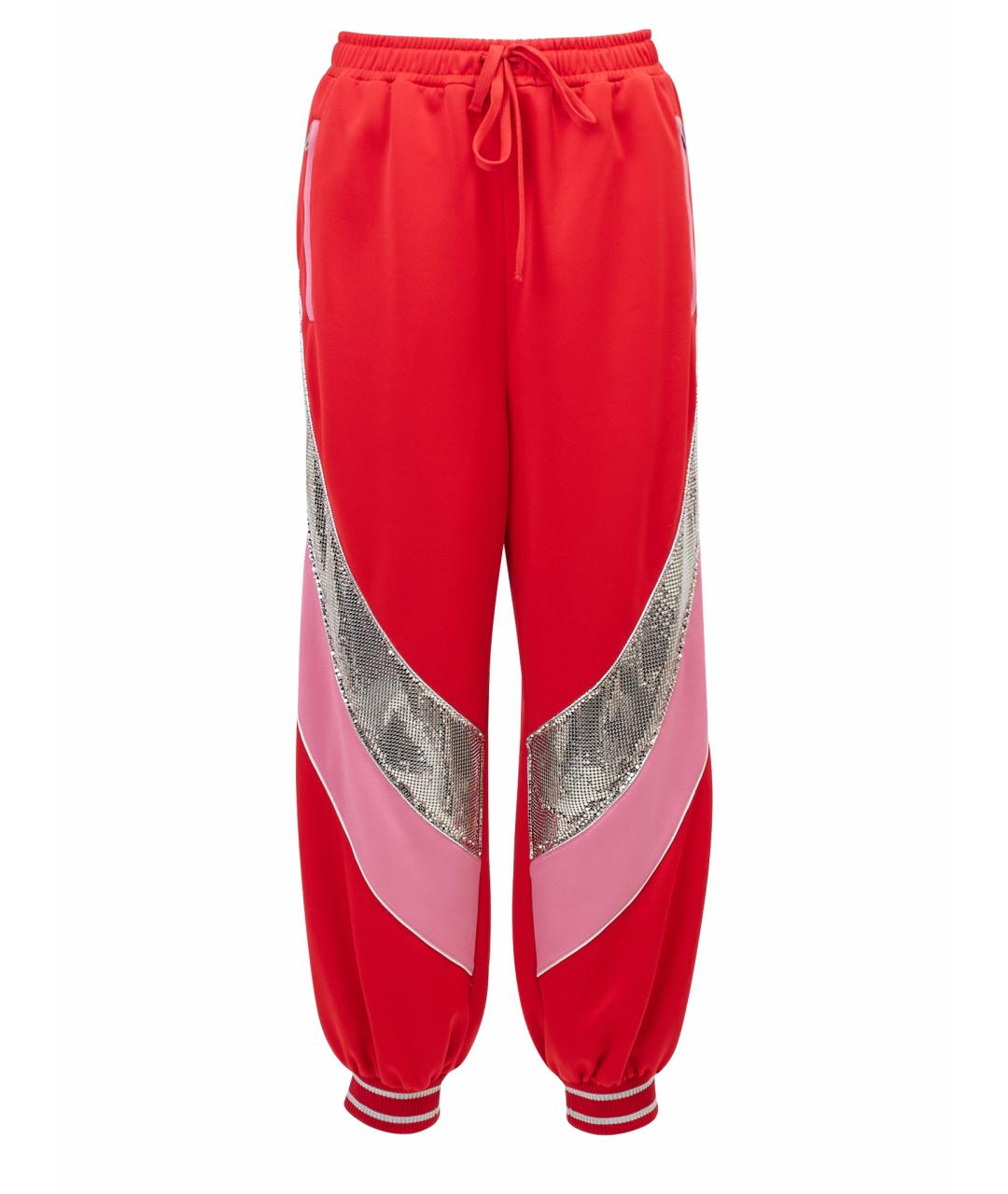 GUCCI Красные полиэстеровые спортивные брюки и шорты, фото 1