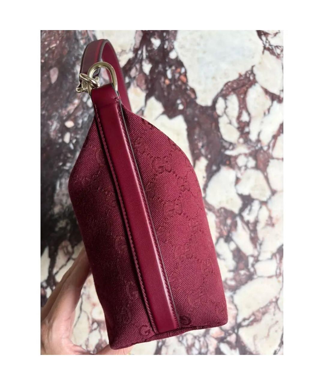GUCCI Бордовая сумка через плечо, фото 3