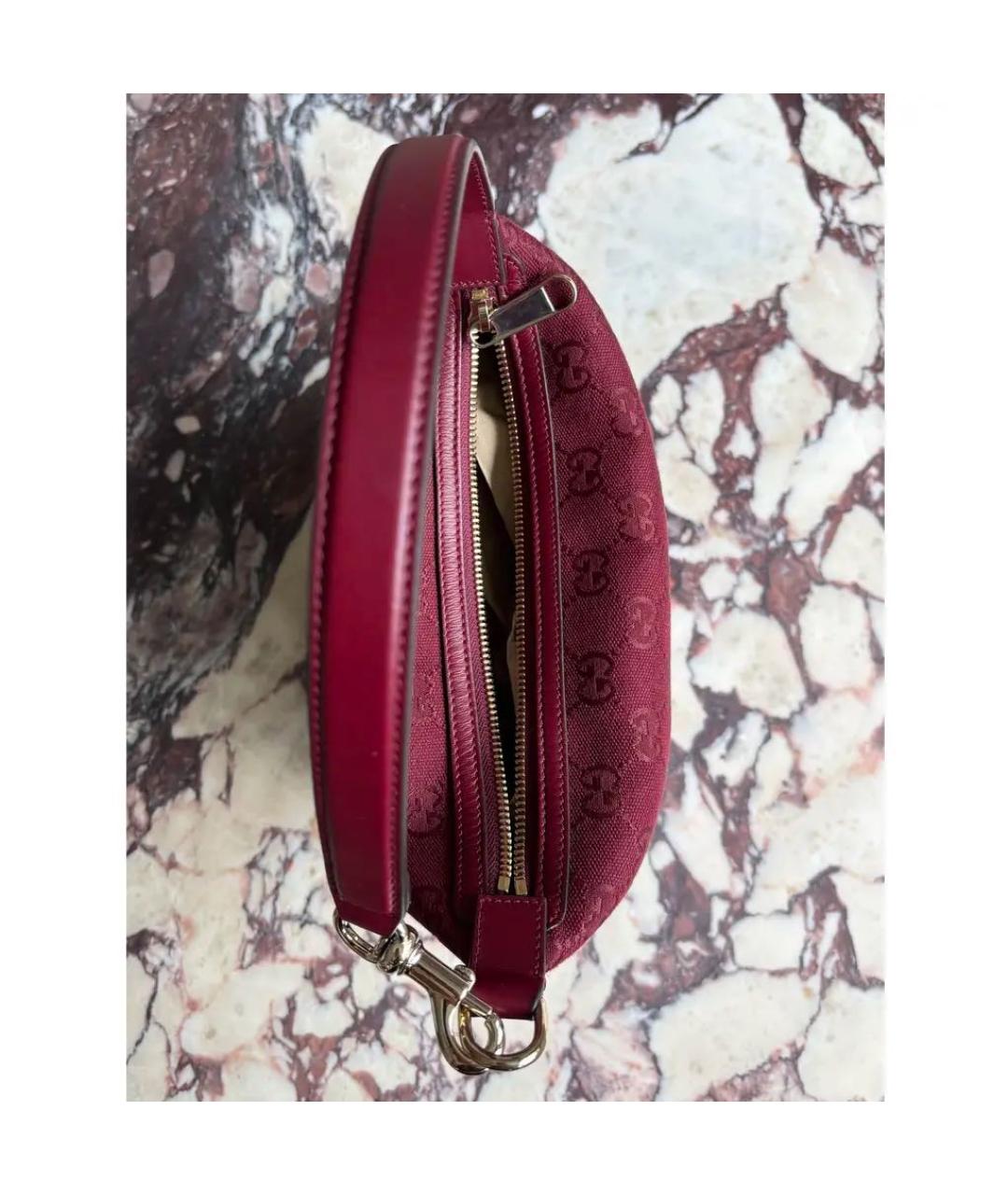 GUCCI Бордовая сумка через плечо, фото 4