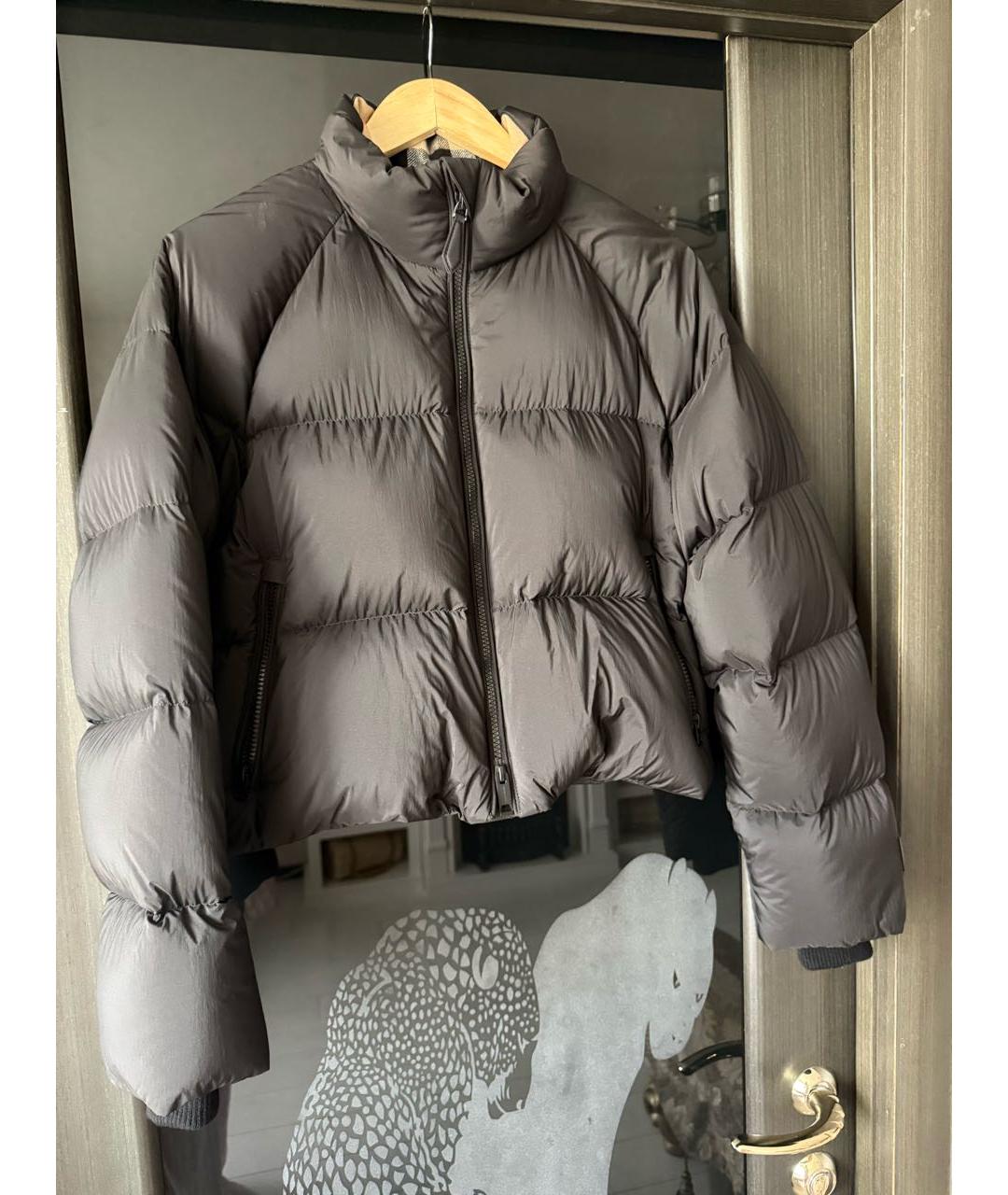 BURBERRY Черная полиамидовая куртка, фото 6