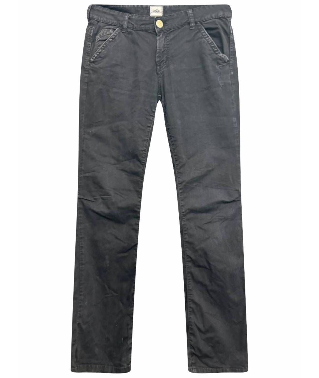 CERRUTI 1881 Антрацитовые хлопковые джинсы клеш, фото 1