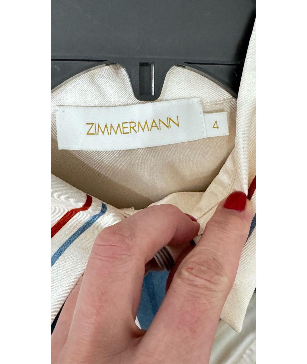 ZIMMERMANN Шелковая блузы, фото 5