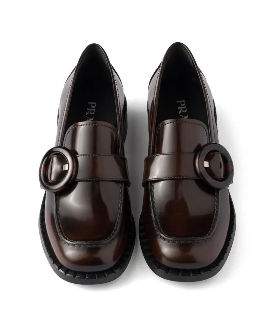 PRADA Кожаные лоферы, фото 5