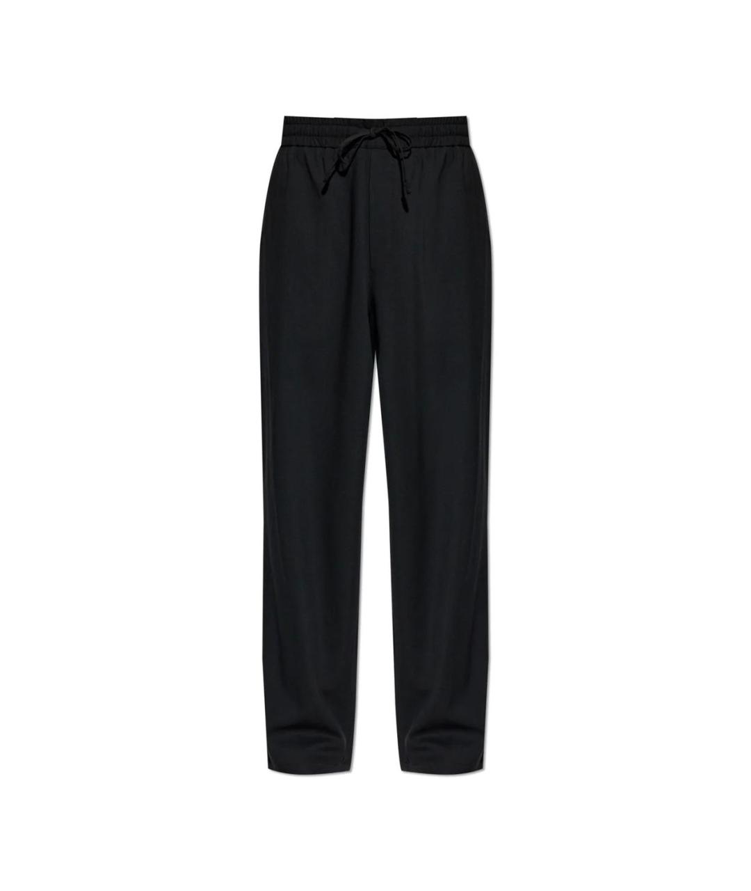 Ami Paris Черные шерстяные повседневные брюки, фото 1