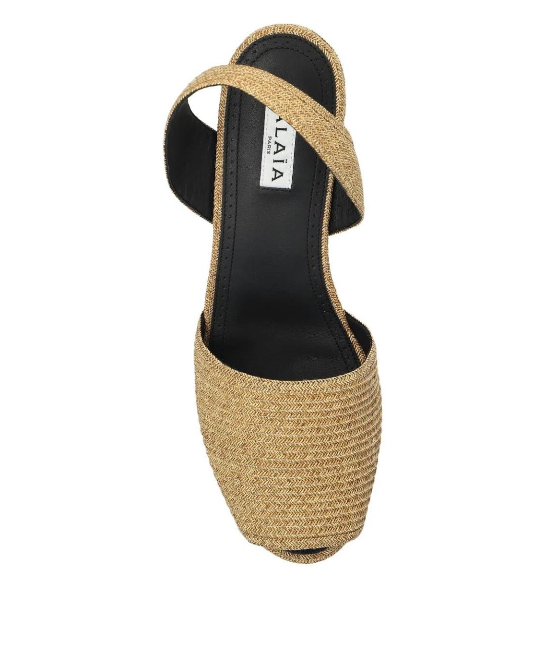 ALAIA Бежевые босоножки, фото 3