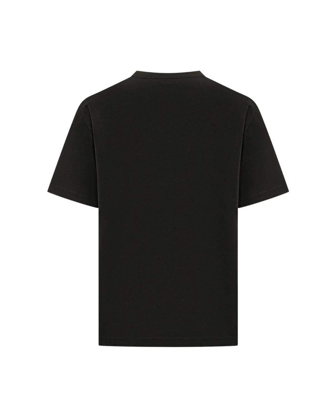 KENZO Черная хлопковая футболка, фото 2
