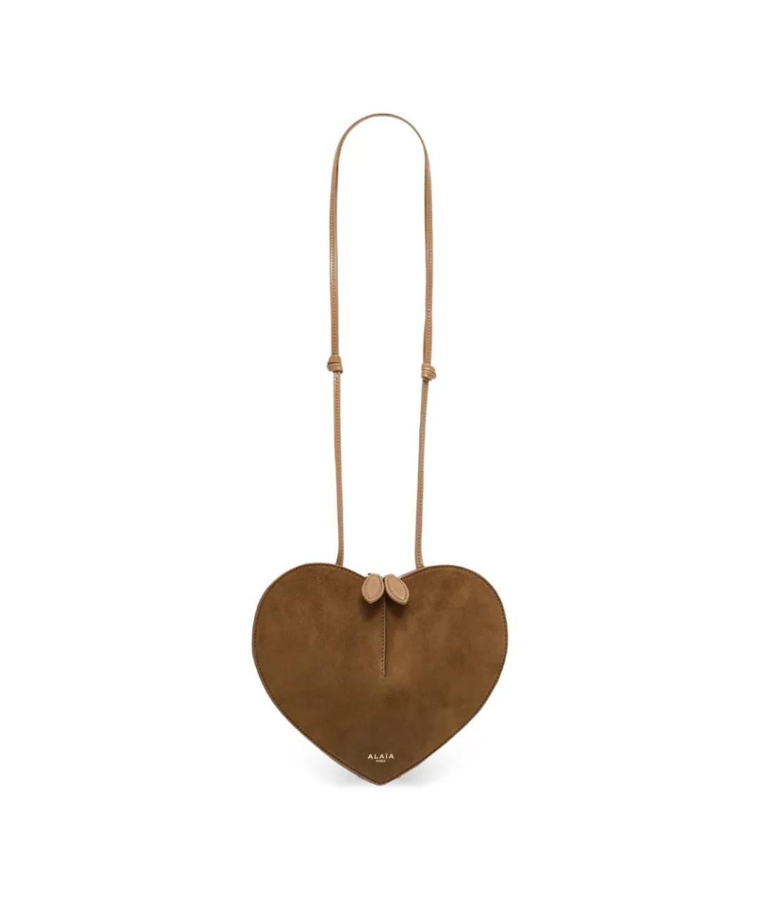 ALAIA Хаки кожаная сумка через плечо, фото 1