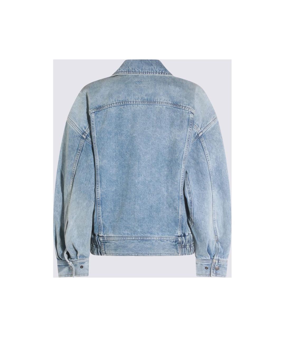 SAINT LAURENT Синяя хлопковая куртка, фото 2