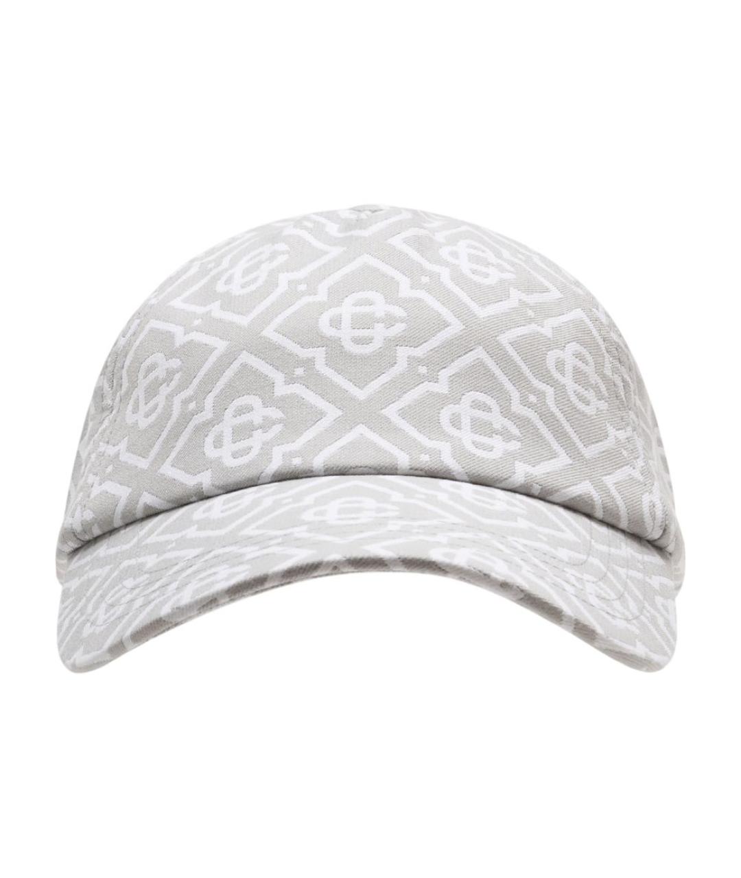 CASABLANCA Серая хлопковая кепка/бейсболка, фото 1