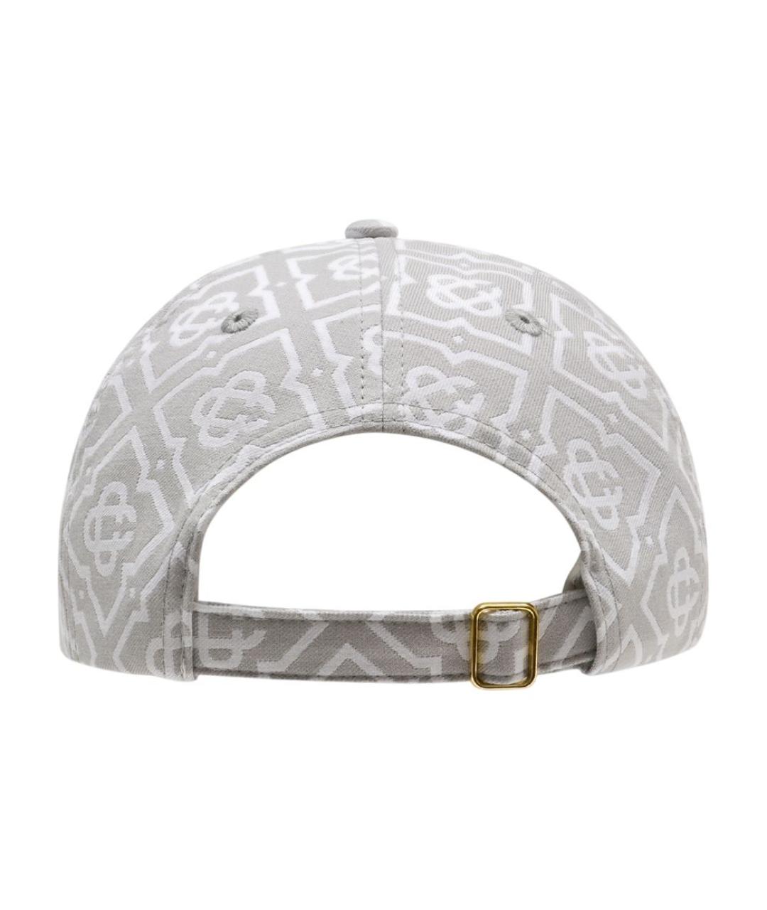 CASABLANCA Серая хлопковая кепка/бейсболка, фото 2