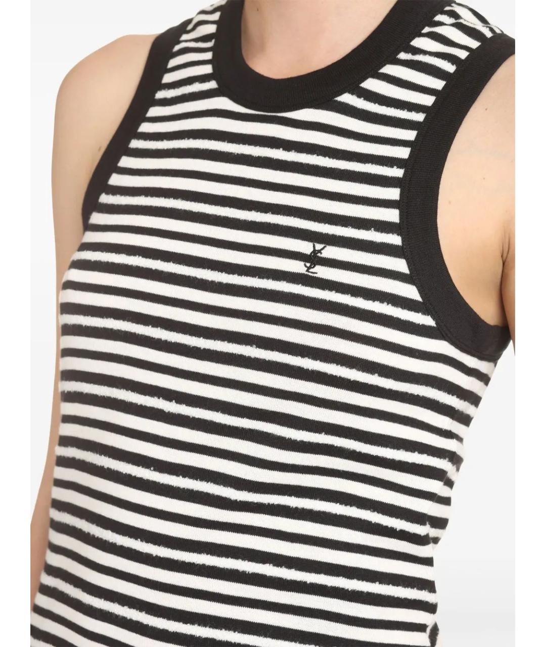 SAINT LAURENT Хлопковая майка, фото 4