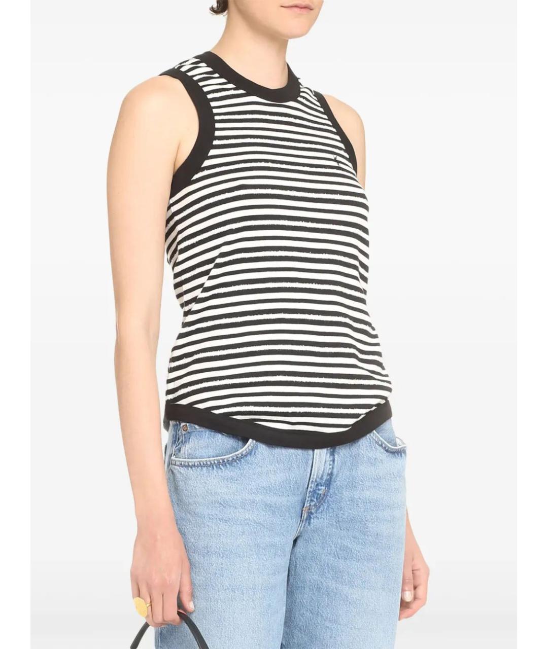 SAINT LAURENT Хлопковая майка, фото 2