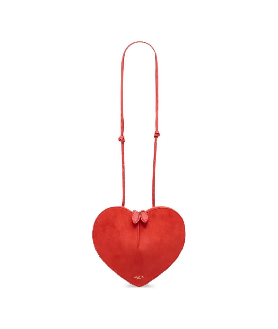 ALAIA Оранжевая кожаная сумка через плечо, фото 1