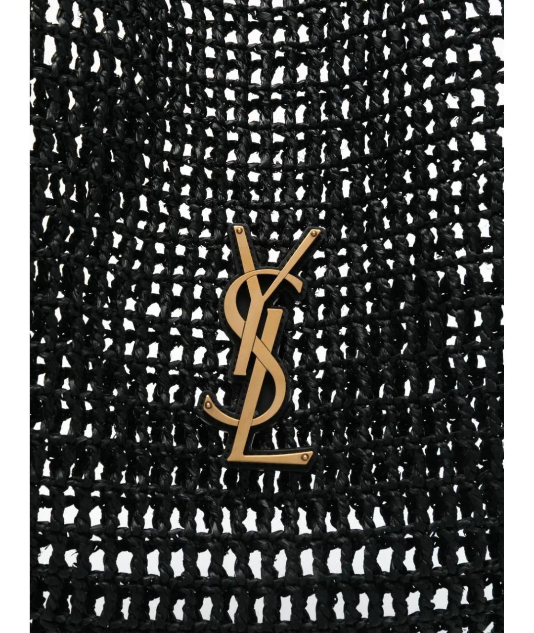 SAINT LAURENT Черная сумка тоут, фото 3