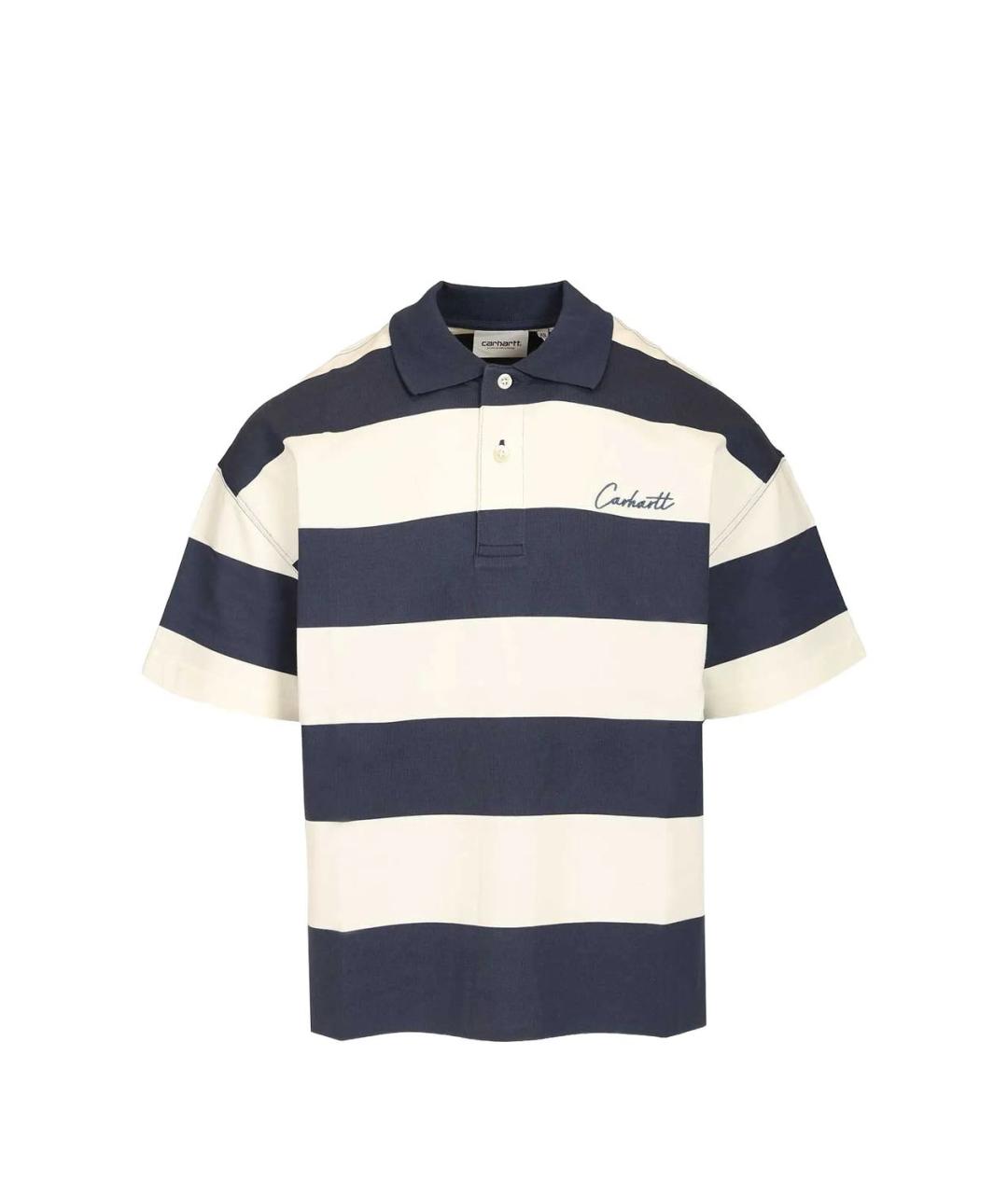 CARHARTT WIP Синяя хлопковая футболка, фото 1