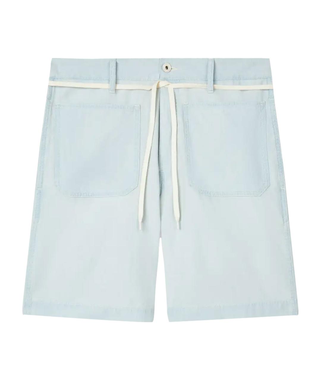 KENZO Синие хлопковые шорты, фото 1