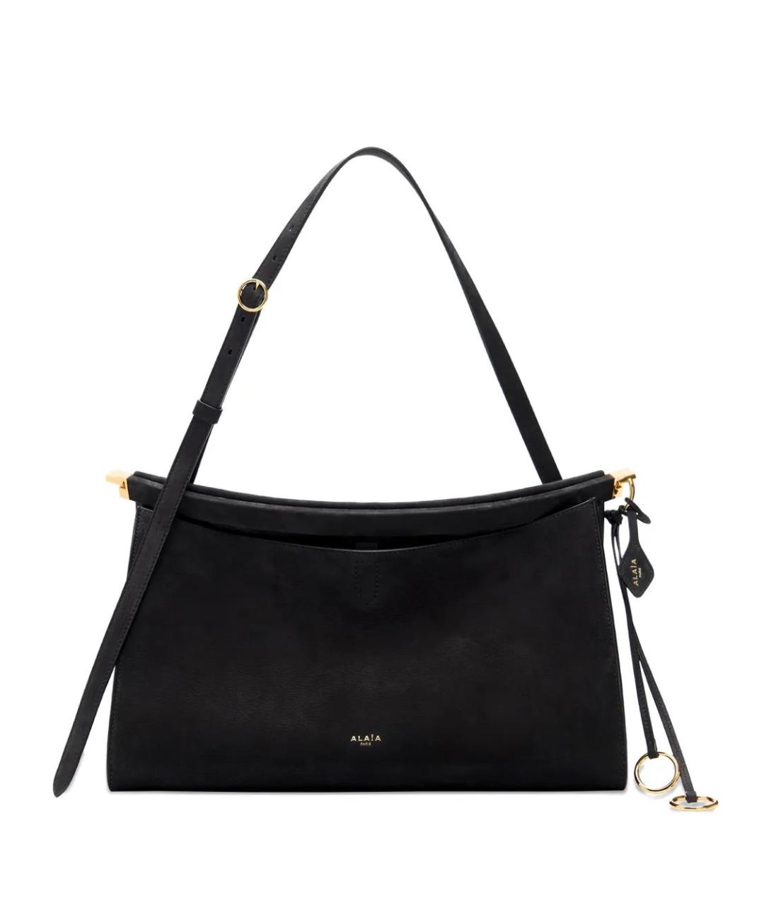 ALAIA Черная кожаная сумка через плечо, фото 1