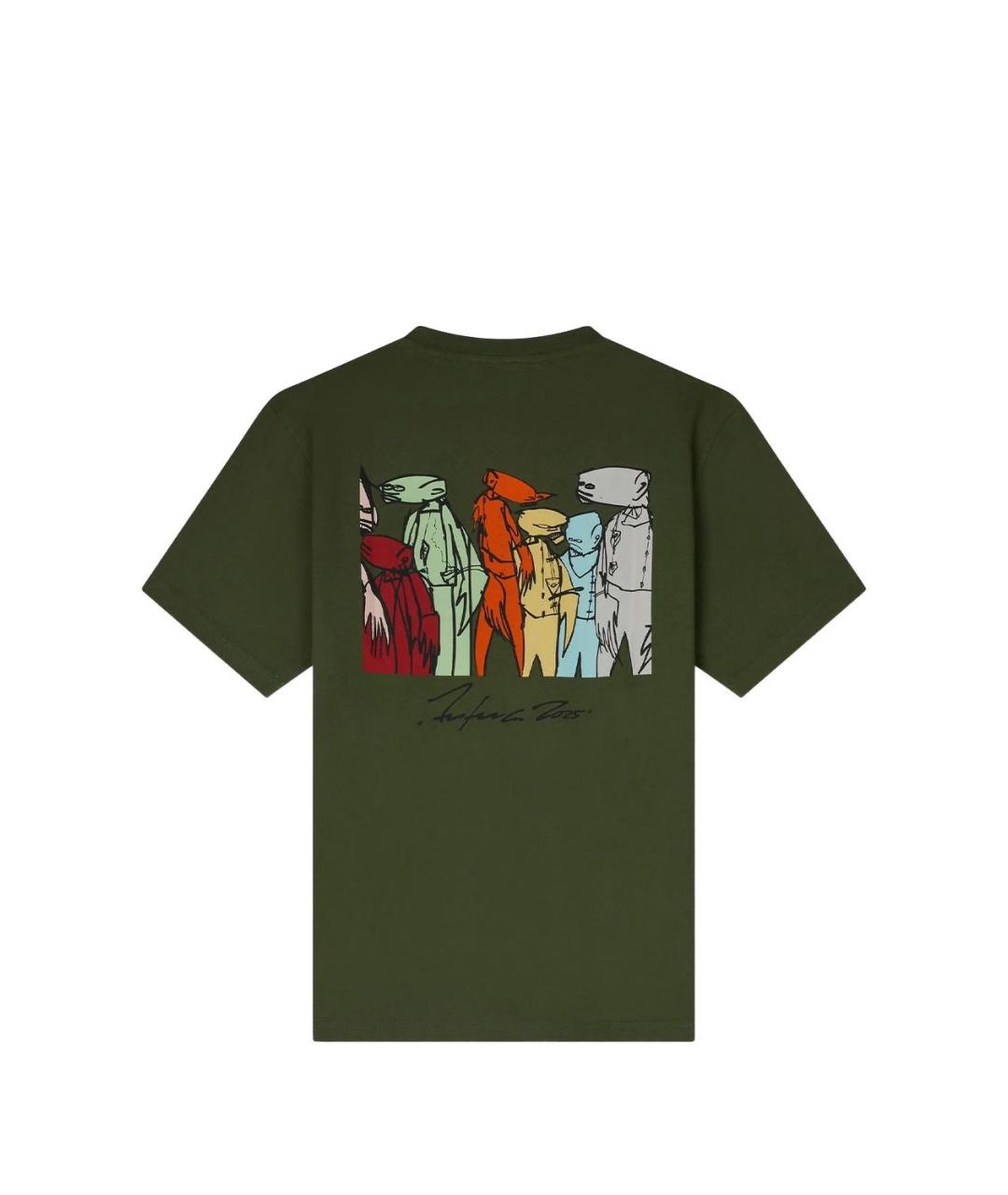 KENZO Зеленая хлопковая футболка, фото 2