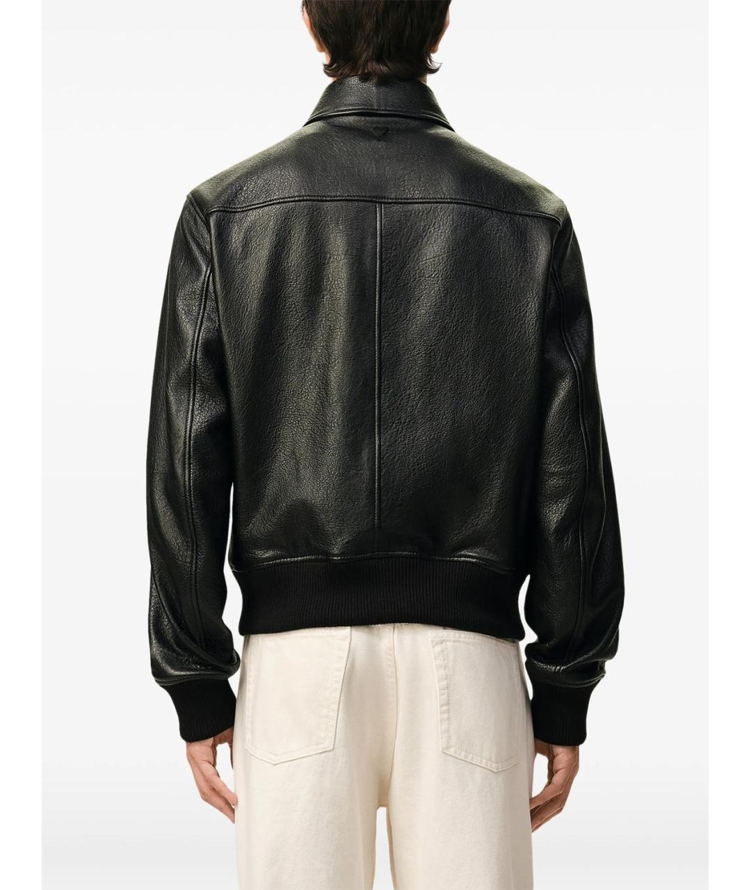 Ami Paris Кожаная куртка, фото 5