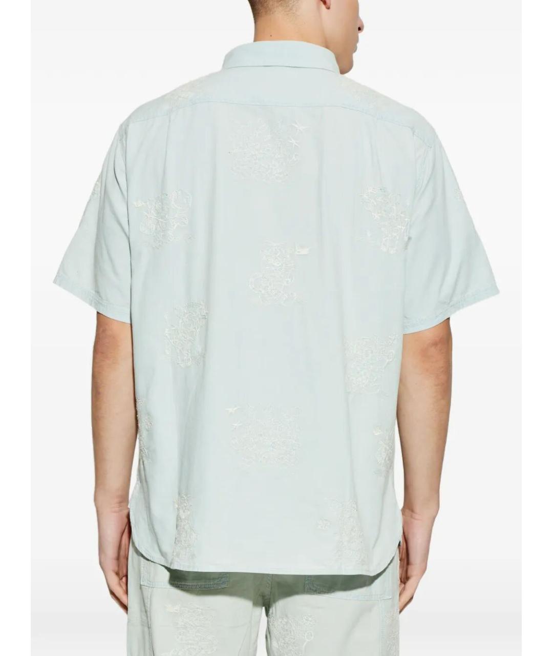 KENZO Синяя хлопковая кэжуал рубашка, фото 4