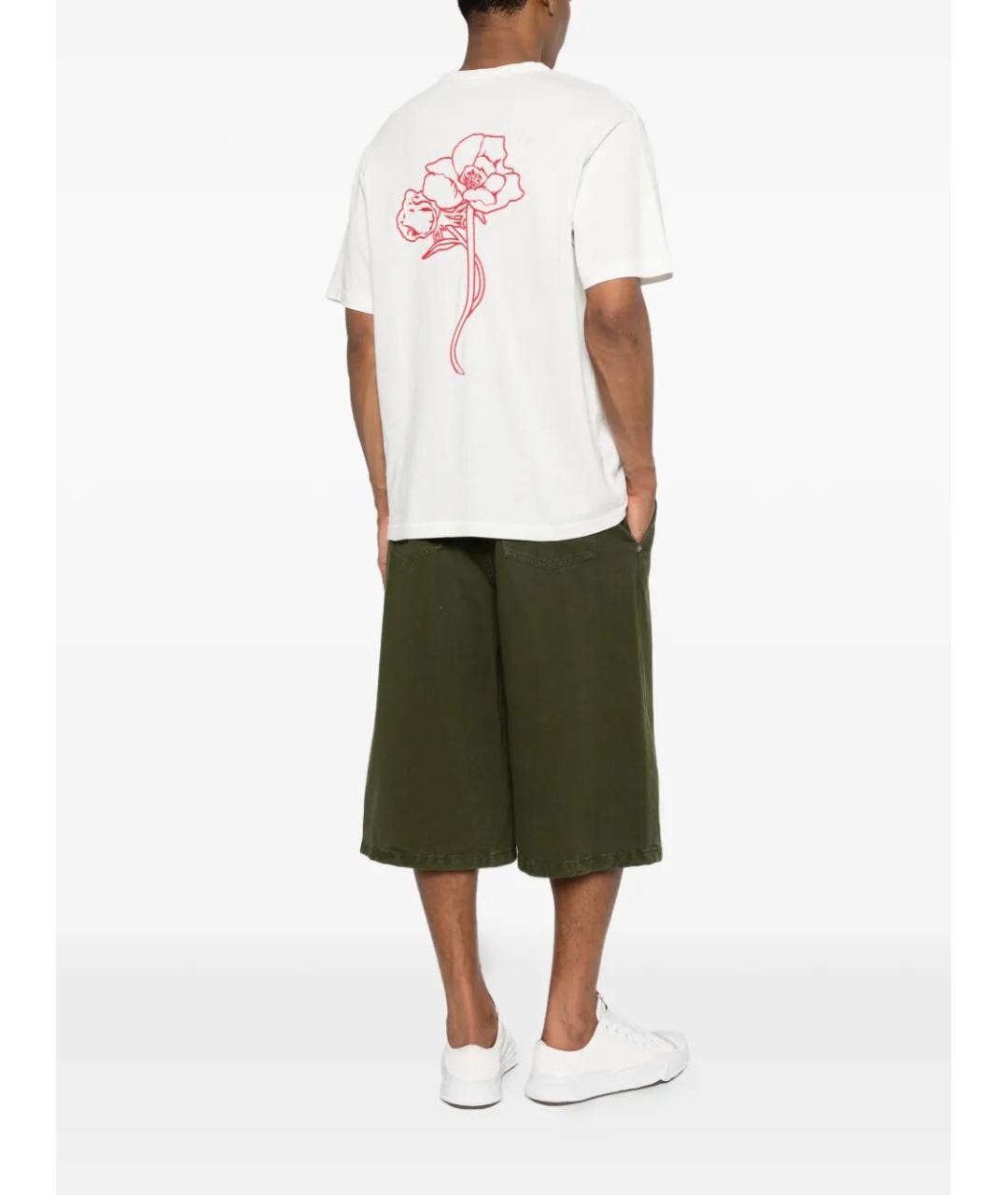 KENZO Белая хлопковая футболка, фото 3